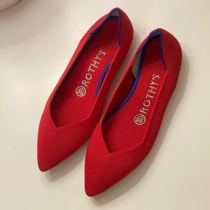 Rothy’s - Red Flats - size 6
